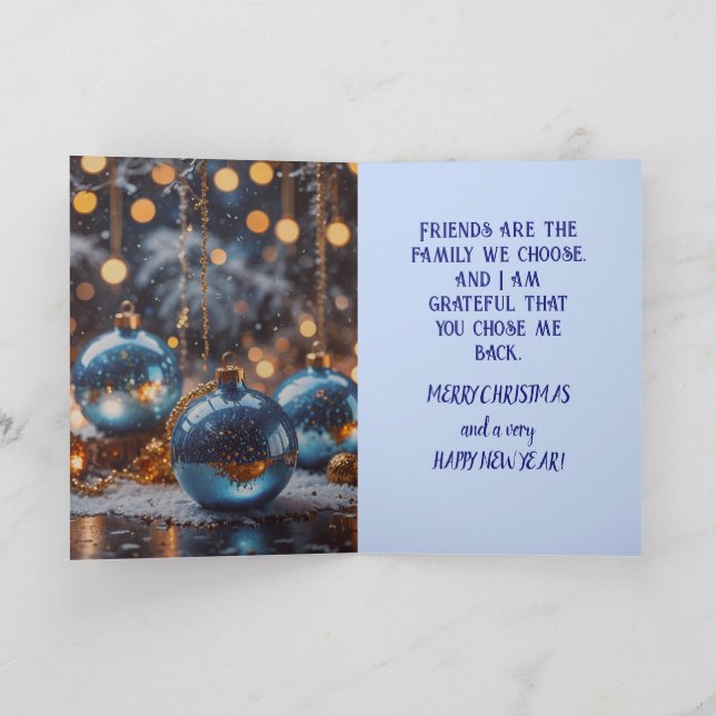 CHOSEN FRIENDS CHRISTMAS CARD (Inside)