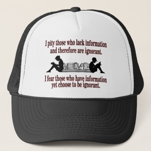 chosen ignorance trucker hat