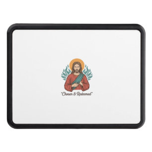Chosen & Redeemed Christian Vintage Jesus T-Shirt  Hitch Cover