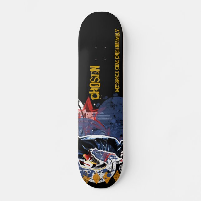 Chosen Rockstar Skateboard Deck (Front)