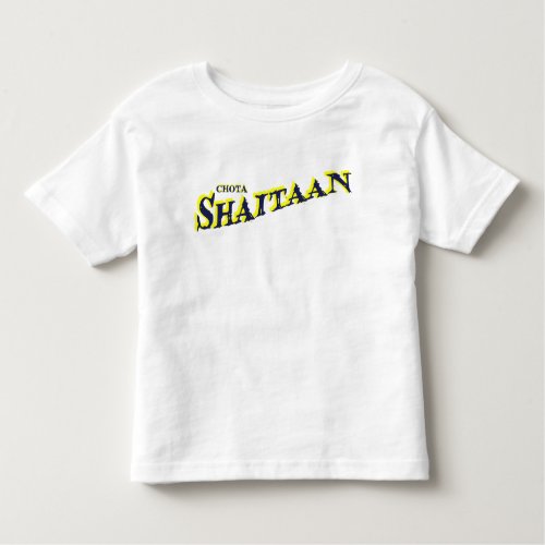 Chota Shaitan Kids Toddler T_shirt