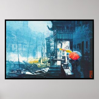 Chou Xing Hua Suzhou Scenery chinese painting Poster