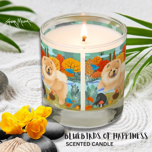 CHOW BLUEBIRDS Scented Jar Candle (Creator Uploaded)