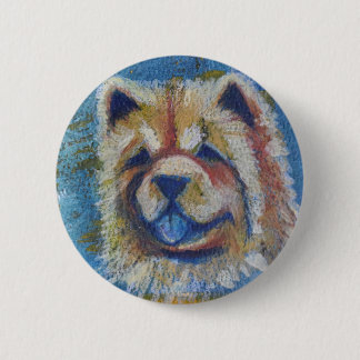 Chow Chow Abstract                                 Button