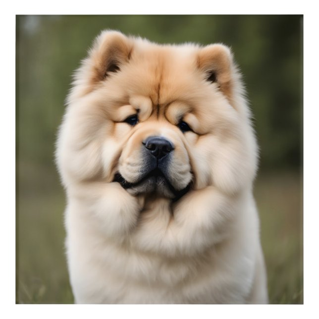 Chow Chow Acrylic Print (Front)
