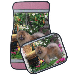 Chow Chow Art Car Floor Mat