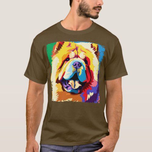 Chow Chow Art Dog Lover Gifts 4 T_Shirt