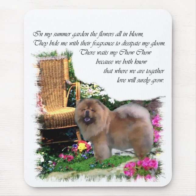 Chow Chow Art Gifts Mouse Pad (Front)
