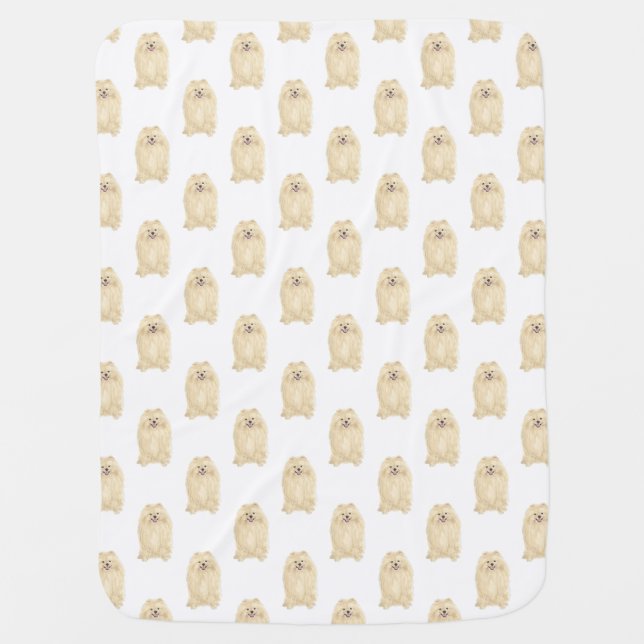 Chow Chow Baby Blanket (Front)