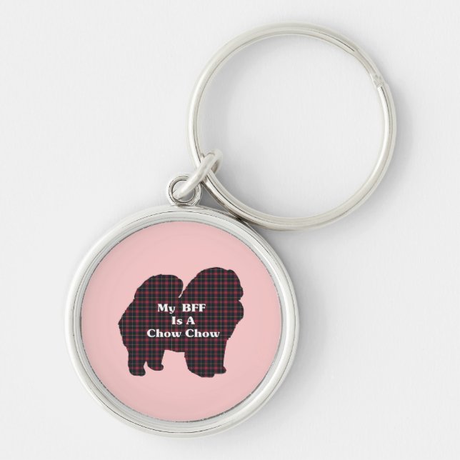 Chow Chow BFF Keychain (Front)