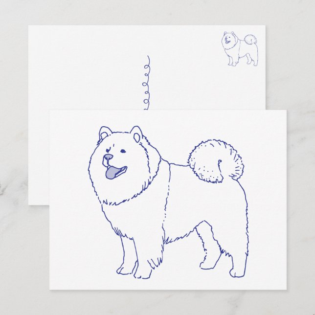 Chow Chow breed Postcard (Front/Back)