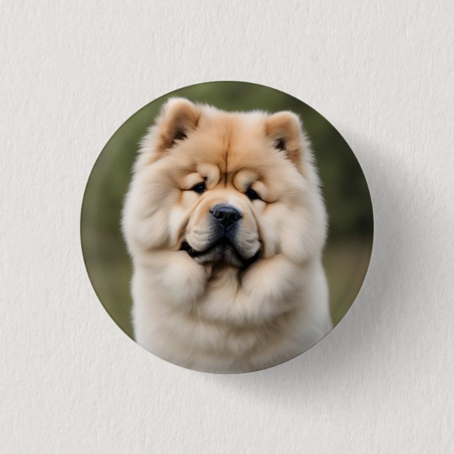 Chow Chow Button (Front)