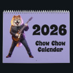 Chow Chow Calendar<br><div class="desc">A dog calendar featuring Chow Chows in twelve unique and humorous depictions.</div>