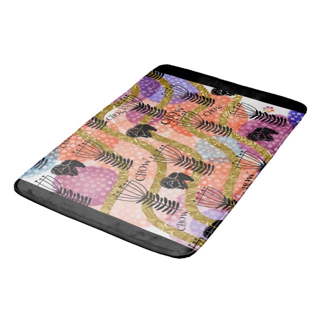 CHOW CHOW CHOW abstract crate/bath mat  (Angled)
