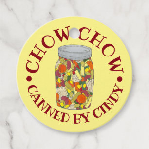 Chow Chow Chowchow Relish Amish PA Dutch Food Favor Tags