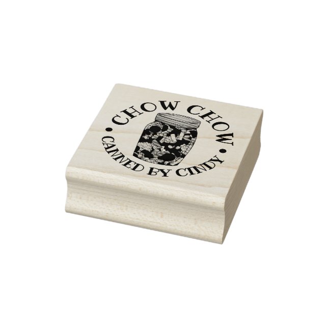 Chow Chow Chowchow Relish Amish PA Dutch Food Rubber Stamp (Stamp)