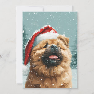 Chow Chow Christmas Holiday Card