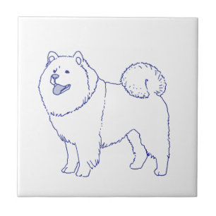 Chow Chow dog breed Ceramic Tile