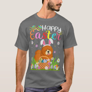 Chow Chow Dog Bunny Egg Hunting Funny Chow Chow Ha T-Shirt