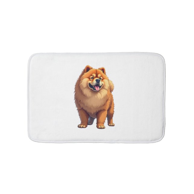 Chow Chow Dog Chinese Dog Breed for a Chow Chow   Bath Mat (Front)
