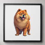 Chow Chow Dog Chinese Dog Breed for a Chow Chow Co Peel And Stick Photo Tile