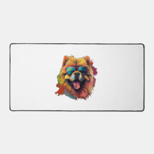 Chow Chow Dog Chinese Dog Breed for a Chow Chow Desk Mat