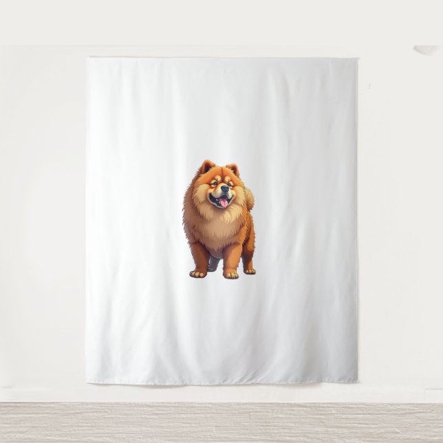 Chow Chow Dog Chinese Dog Breed for a Chow Chow   Tapestry (Front)
