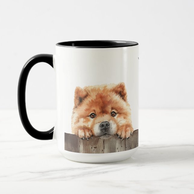 Chow Chow Dog Mug (Left)