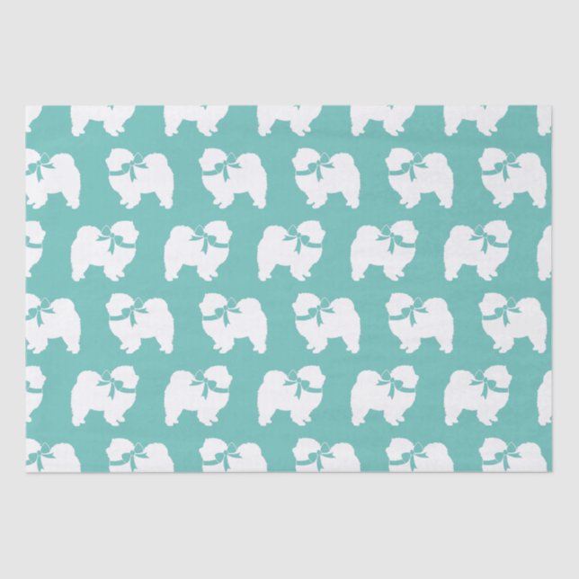 Chow Chow Dog Puppy Tissue Paper (Front)