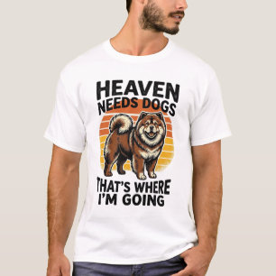 Chow Chow Dog Shirt Heaven Tribute Vintage Engravi
