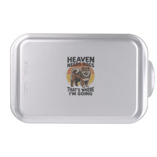 Chow Chow Dog Shirt Heaven Tribute Vintage Engravi Cake Pan