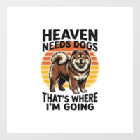 Chow Chow Dog Shirt Heaven Tribute Vintage Engravi