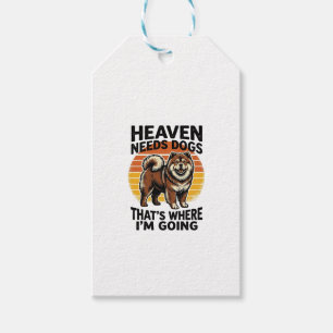 Chow Chow Dog Shirt Heaven Tribute Vintage Engravi Gift Tags
