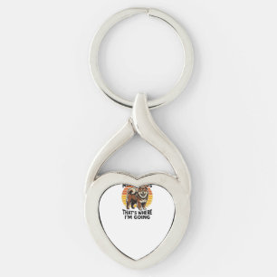 Chow Chow Dog Shirt Heaven Tribute Vintage Engravi Keychain