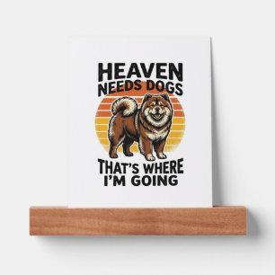 Chow Chow Dog Shirt Heaven Tribute Vintage Engravi Picture Ledge