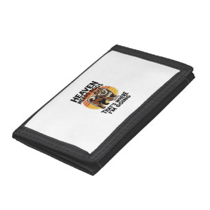 Chow Chow Dog Shirt Heaven Tribute Vintage Engravi Tri-fold Wallet