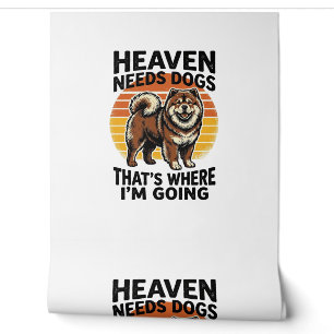 Chow Chow Dog Shirt Heaven Tribute Vintage Engravi Wallpaper