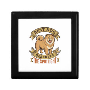Chow Chow Dog Shirt Vintage Engraving Funny Pet De Gift Box
