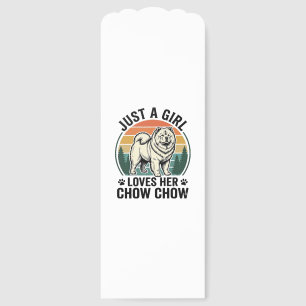 Chow Chow Dog Shirt Vintage Girl Dog Lover Art_1 Bookmarks