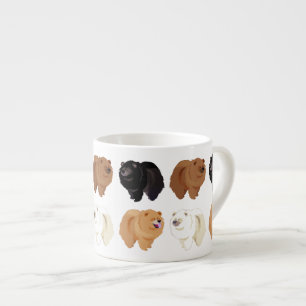 chow chow espresso mug