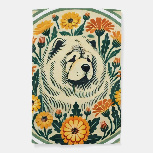 Chow Chow                                          Garden Flag (Front)