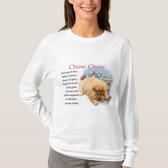 Chow Chow Heritage of Love Puppy T-Shirt (Front)