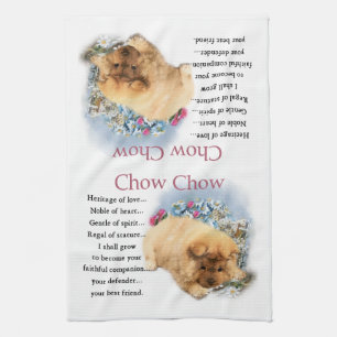 Chow Chow Heritage of Love Puppy Towel
