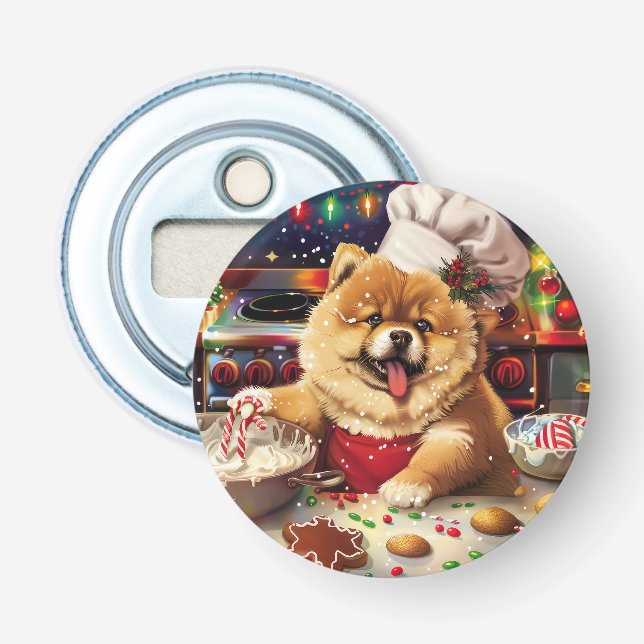 Chow Chow Holiday Baking: Festive Christmas Bottle Opener (Front)