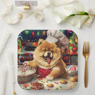 Chow Chow Holiday Baking: Festive Christmas Paper Plates