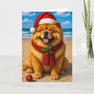 Chow Chow Holiday  Card