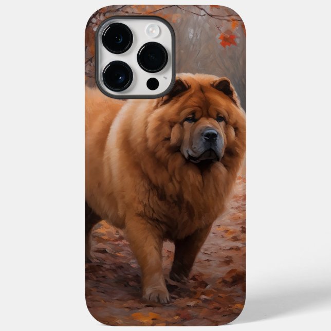 Chow Chow in Autumn Leaves Fall Inspire  Case-Mate iPhone Case (Back)