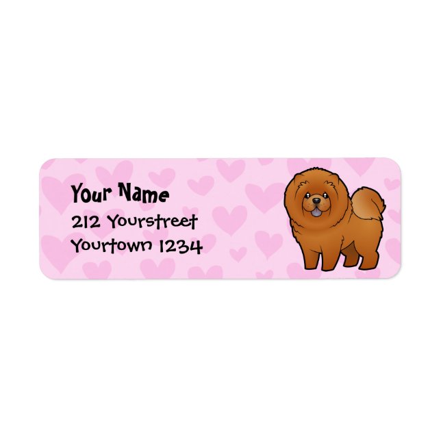 Chow Chow Love Label (Front)