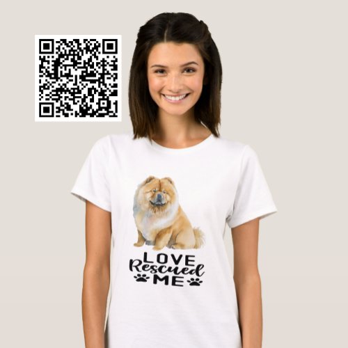 Chow Chow Love Rescued Me T_Shirt