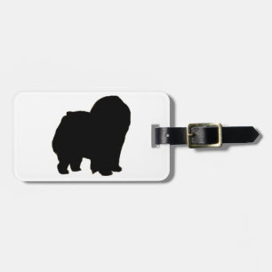 chow chow luggage tag